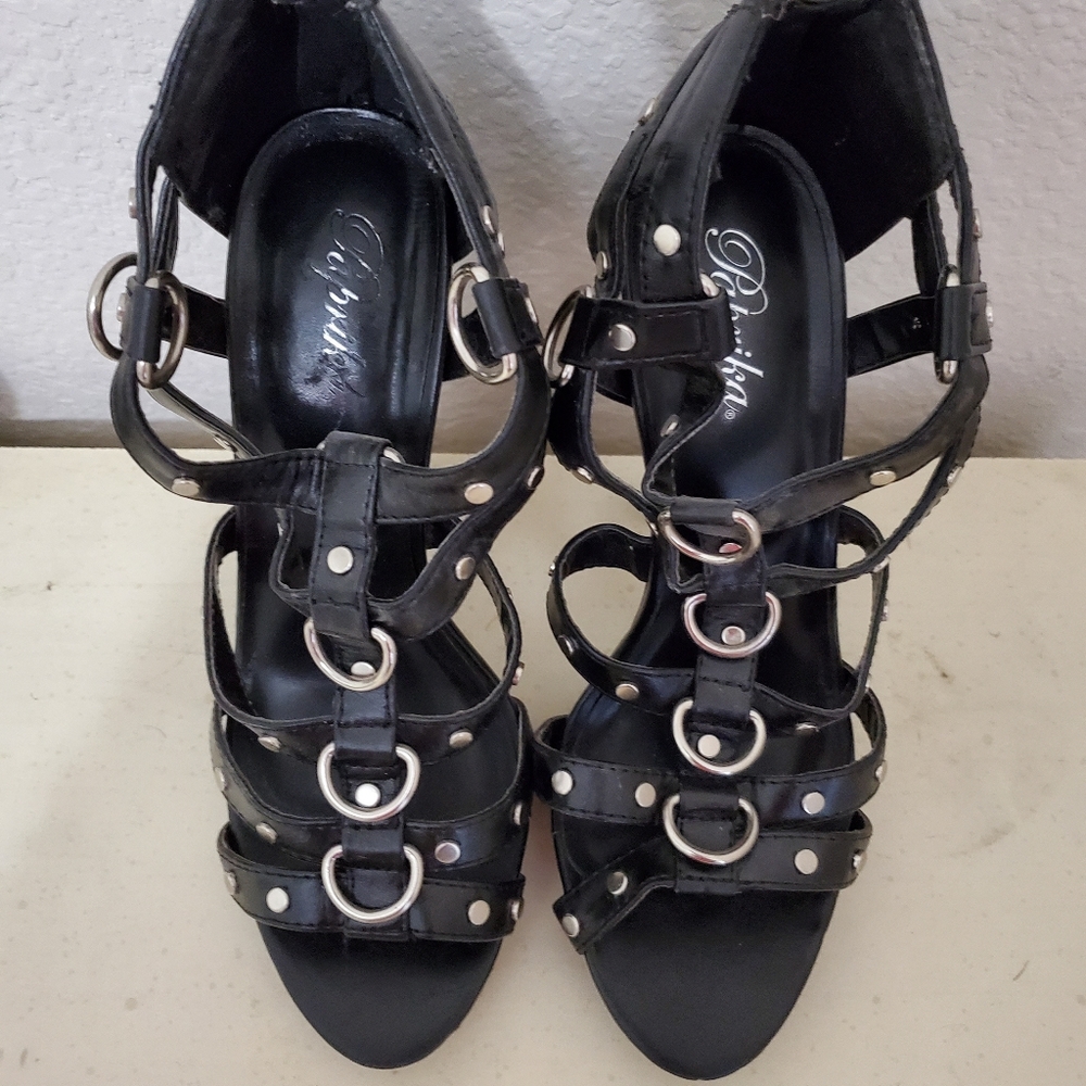 Black stilettos